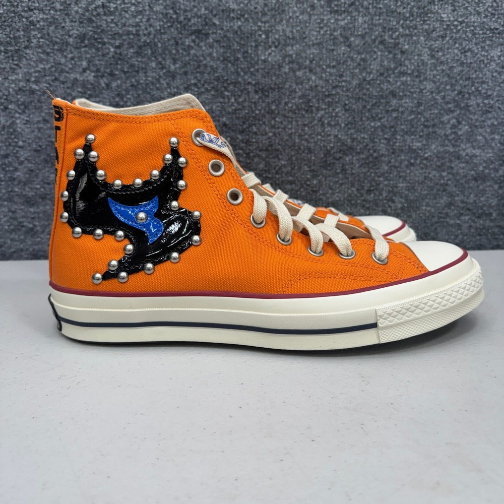 Converse Chuck 70 Hi Come Tees Unisex Mens11.5/Womens13.5 Sun Orange High Top - Picture 9 of 11